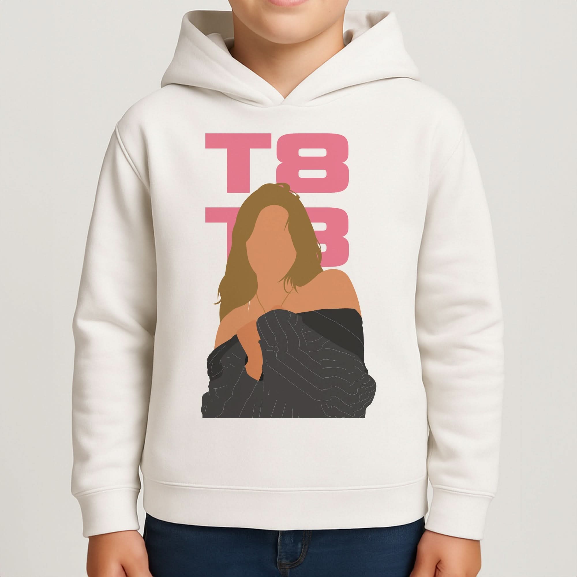 T8 Pink Boys Hoodie