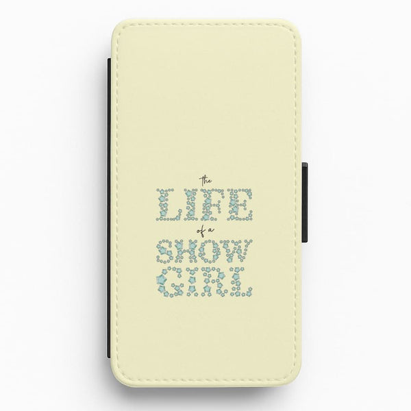 TLOAS Bedazzled Writing Flip / Wallet Phone Case