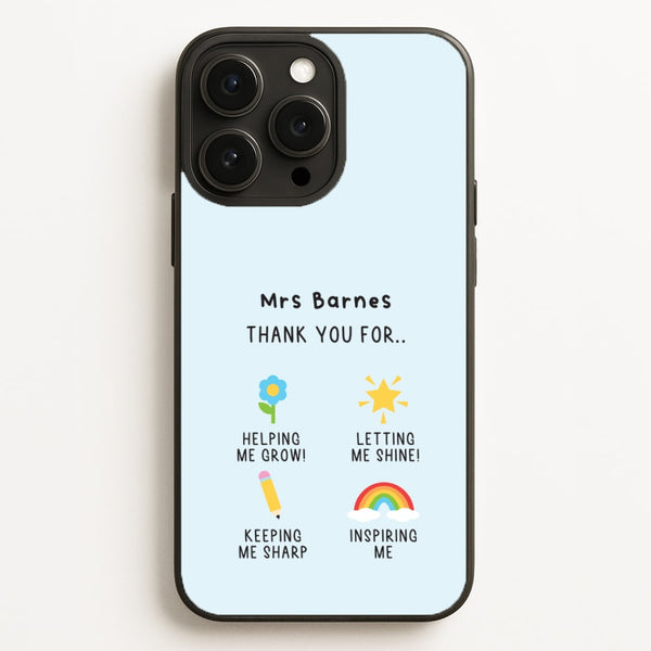 Thank You For Helping Me iPhone 16 Pro Case