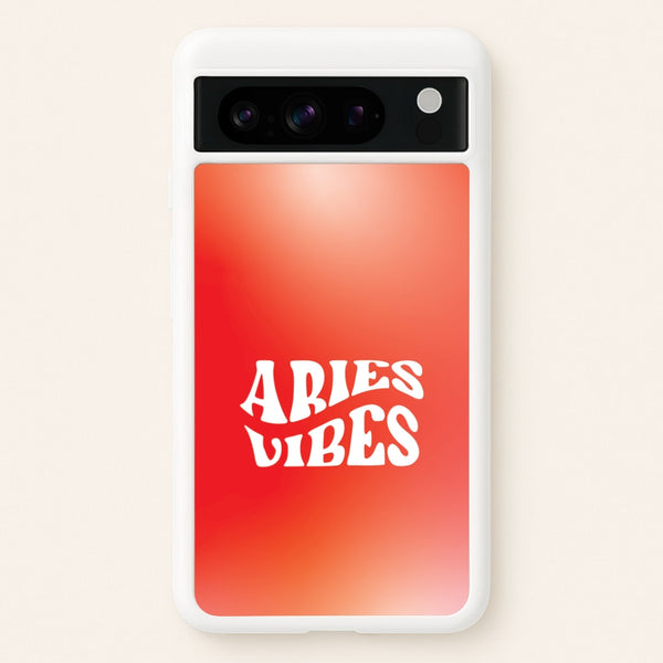 Aries Vibes Gradient Zodiac Google Pixel 8 Pro Case