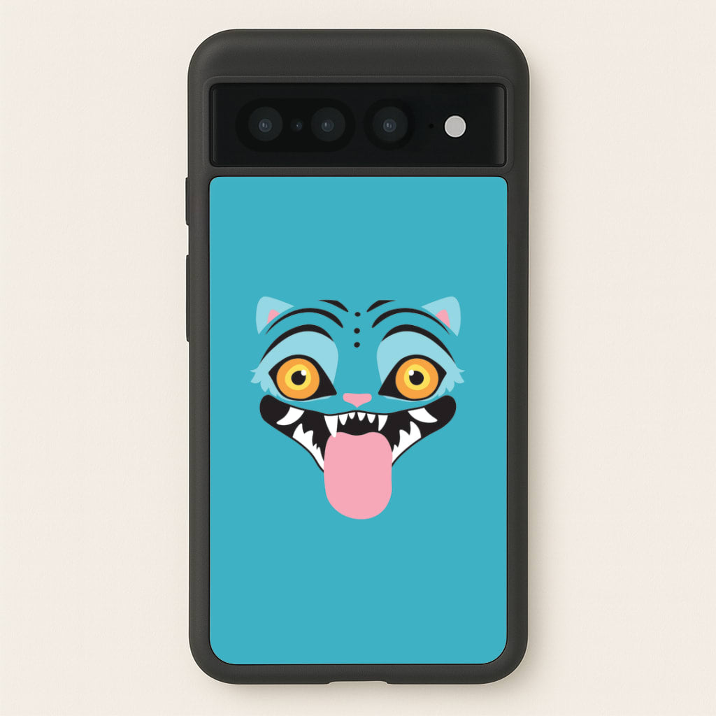 Demon Cat Face Google Pixel 7 Pro Case
