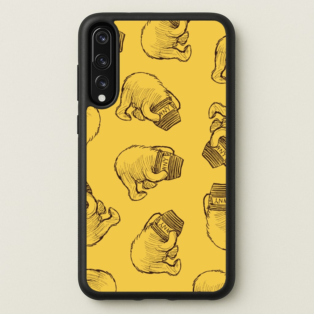 Winnie Honey Pot Pattern Huawei P20 Pro Case