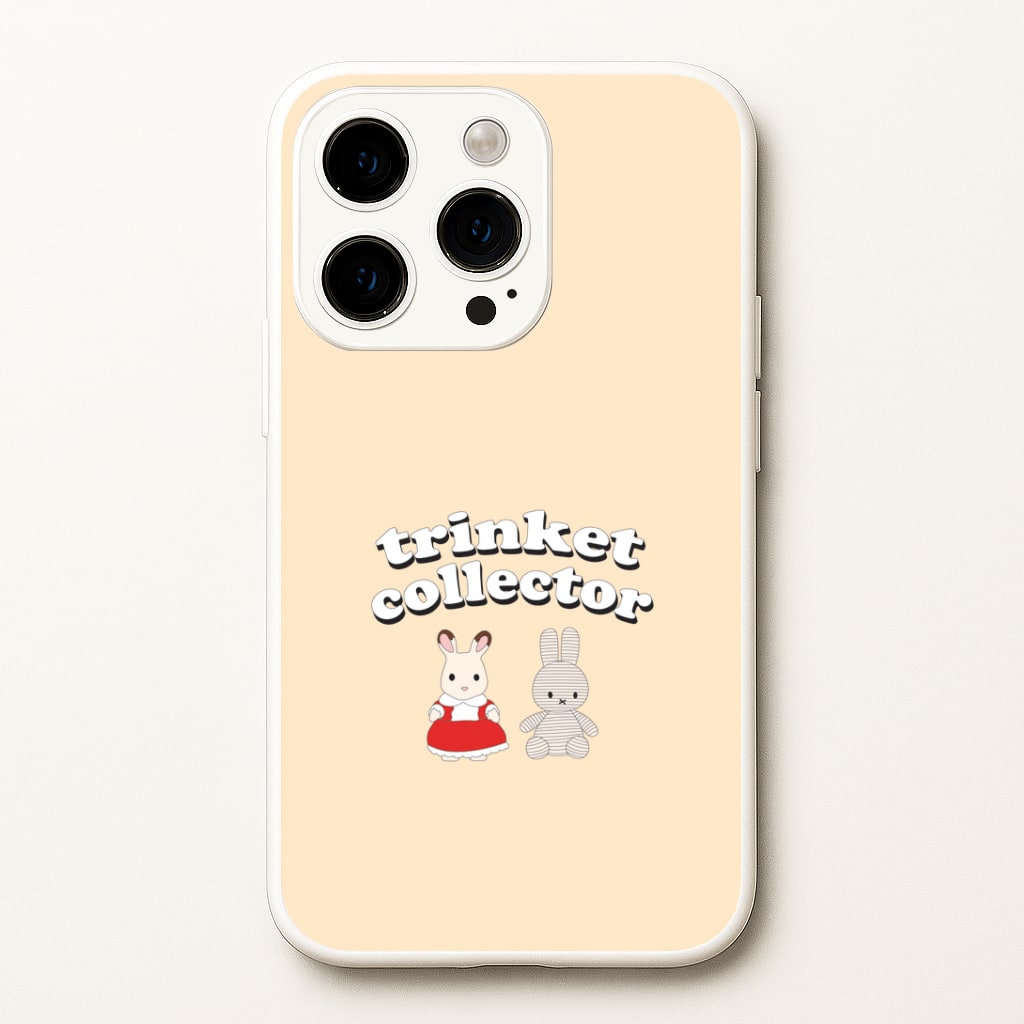 Trinket Collector Biege iPhone 14 Pro Max Case