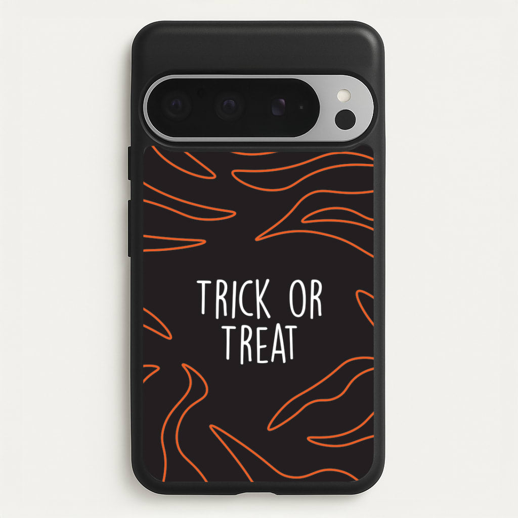 Zebra Print Trick Or Treat Google Pixel 9 Pro XL Case