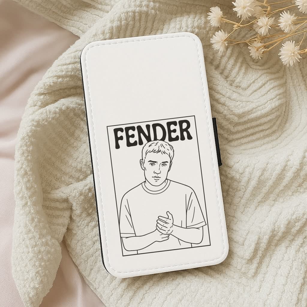 Fender Outline Leather Phone Case