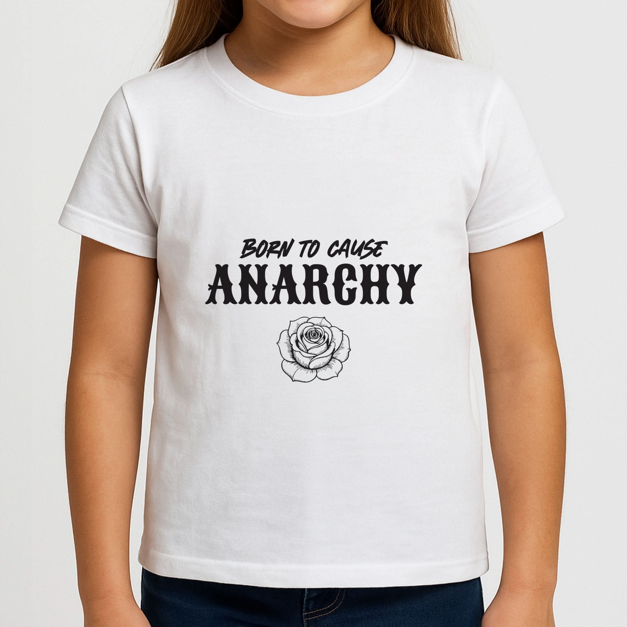 Born To Cause Anarchy Girls T-Shirt