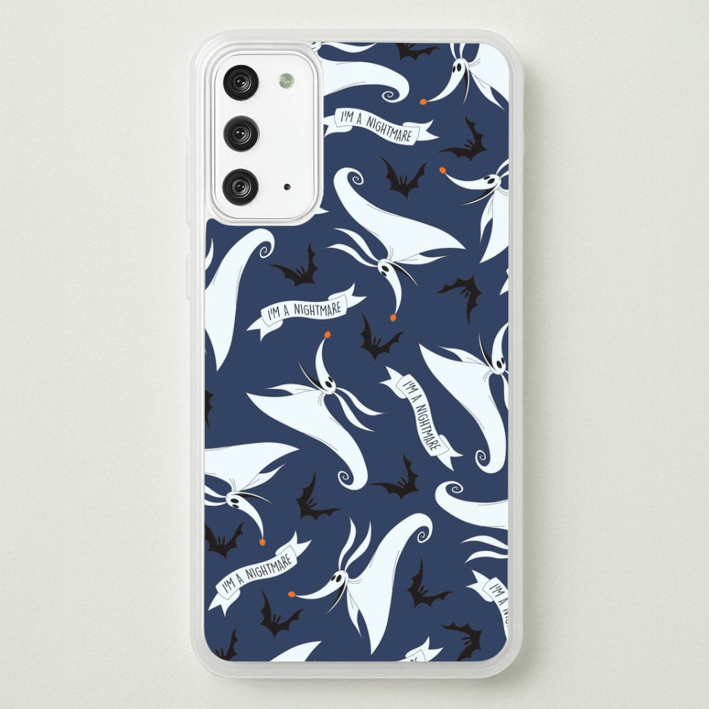 Skeleton Dog And Bats Pattern Galaxy Note 20 Case