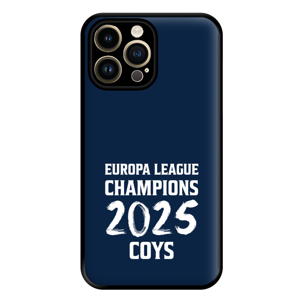 Europa League Winners 2025 - COYS iPhone 15 Pro Max Case