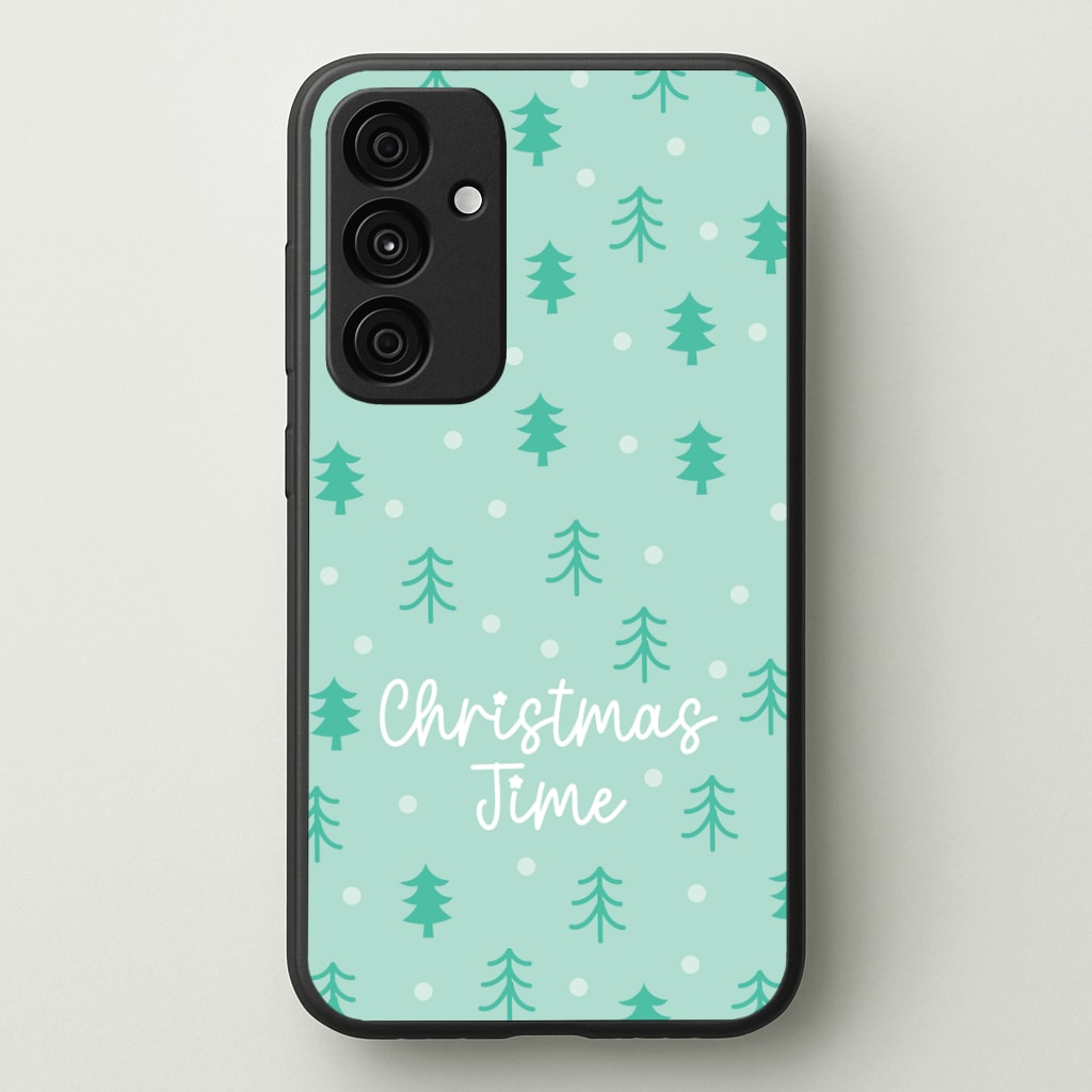 Cute Xmas Trees Pattern Galaxy A35 Case
