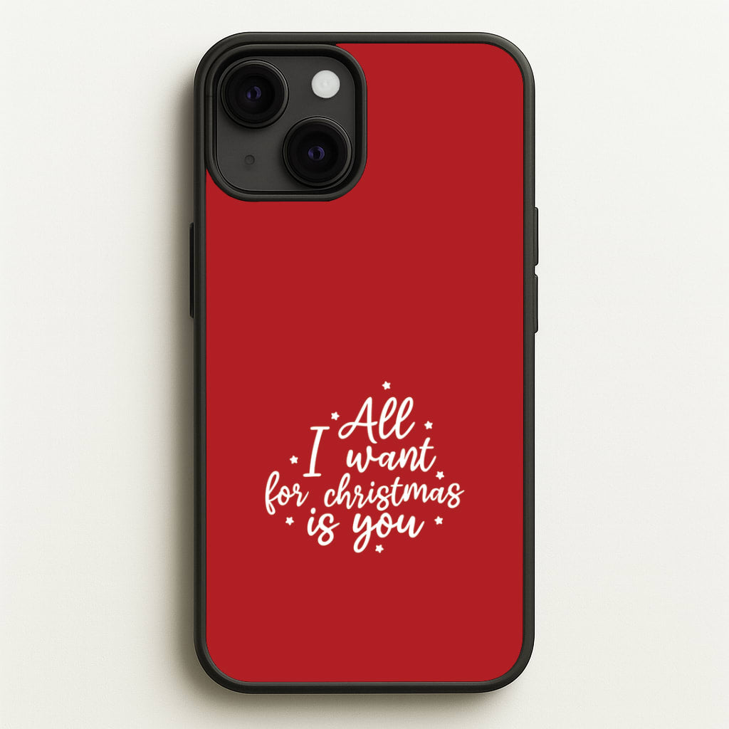 All I Want For Christmas Is You Stars iPhone 13 Mini Case