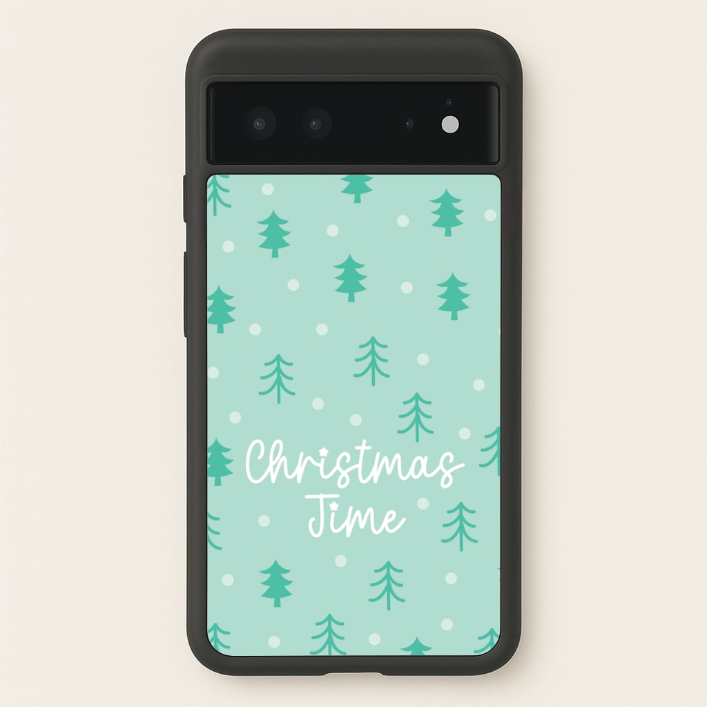Cute Xmas Trees Pattern Google Pixel 6 Case