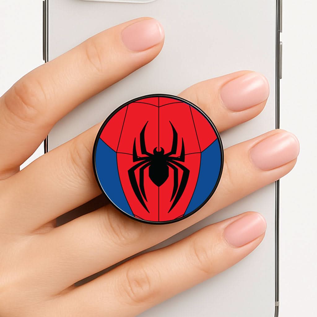 Red And Blue Spider Costume Phone Grip