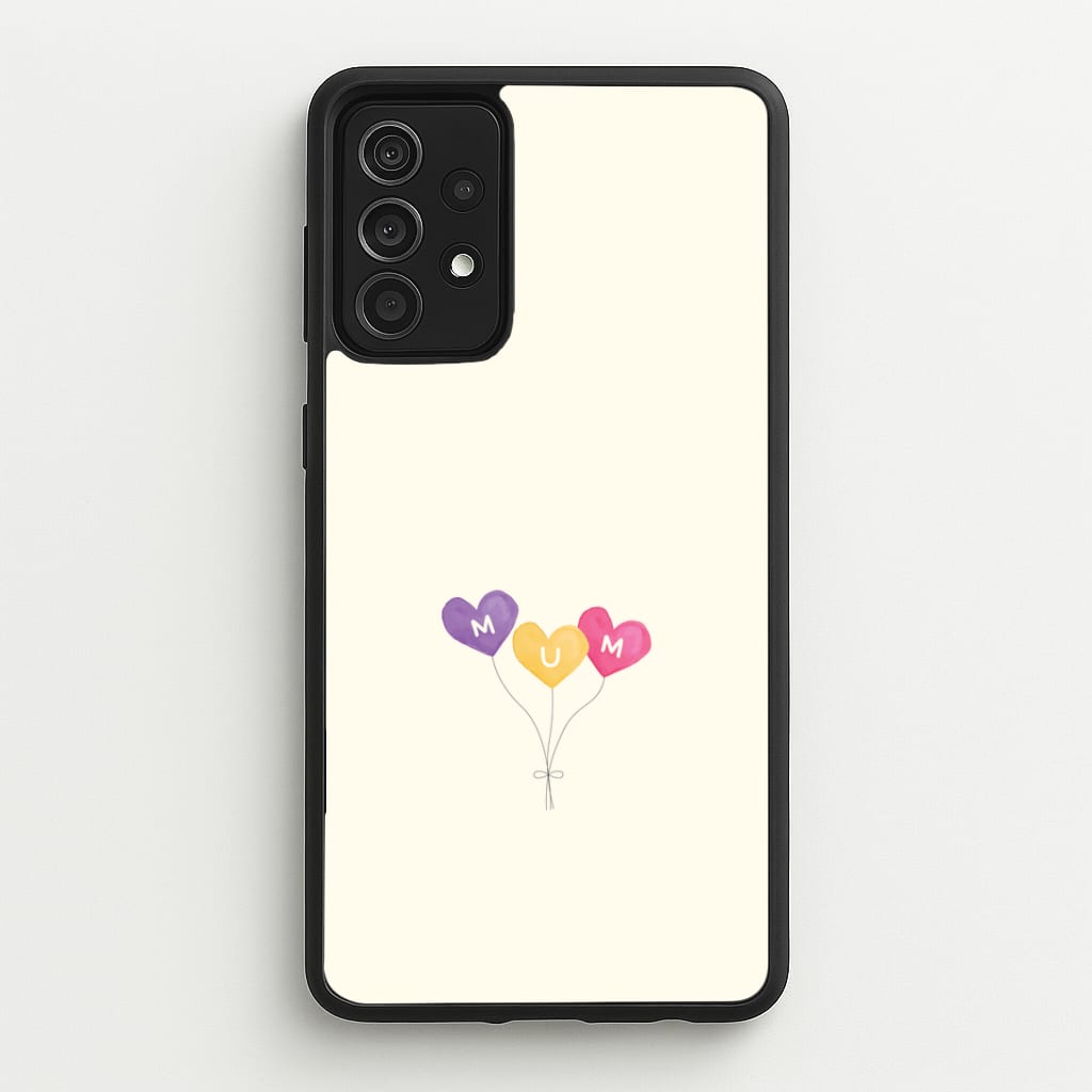 Mum Watercolour Balloons Galaxy A52 / A52s Case