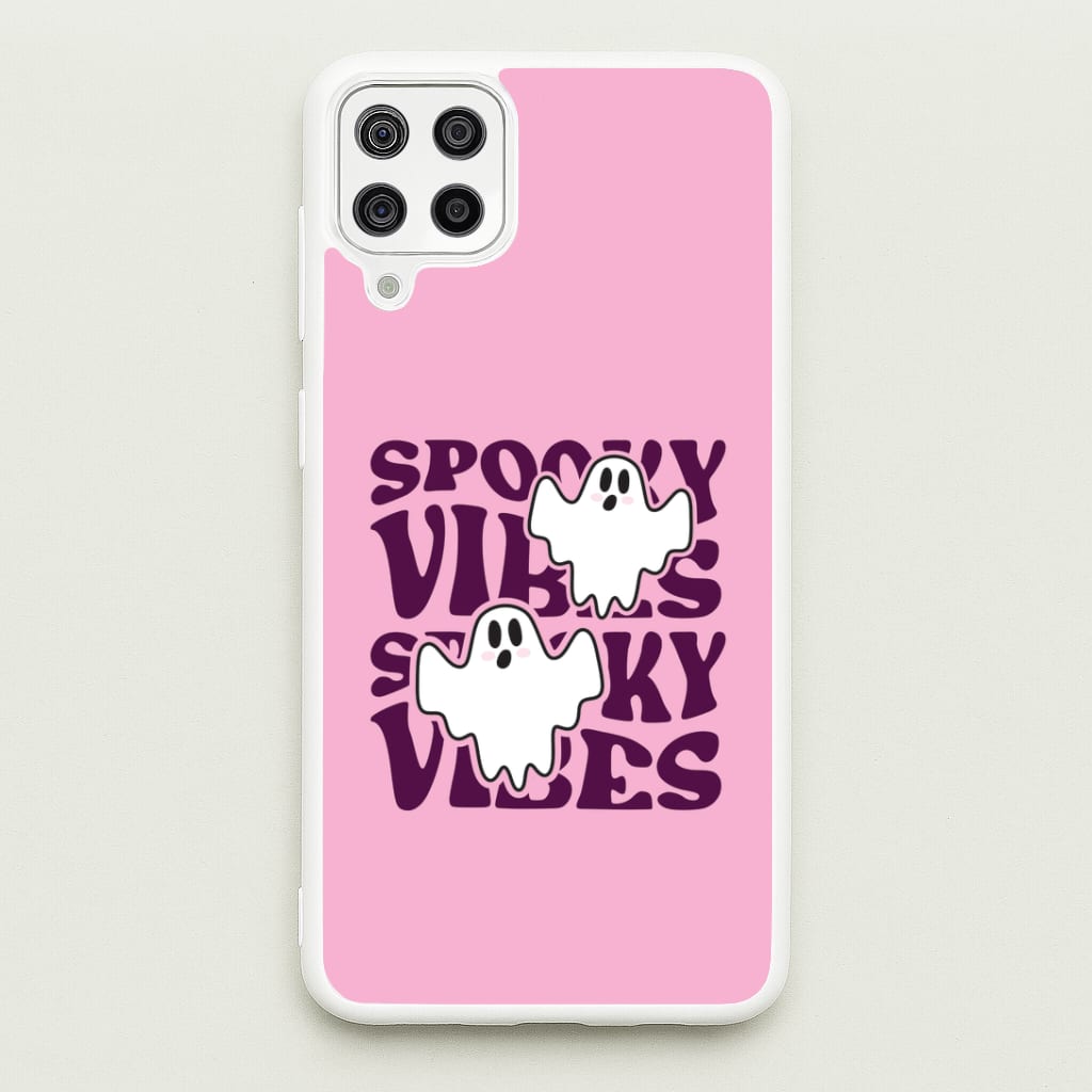Spooky Vibes Pink Galaxy A12 Case
