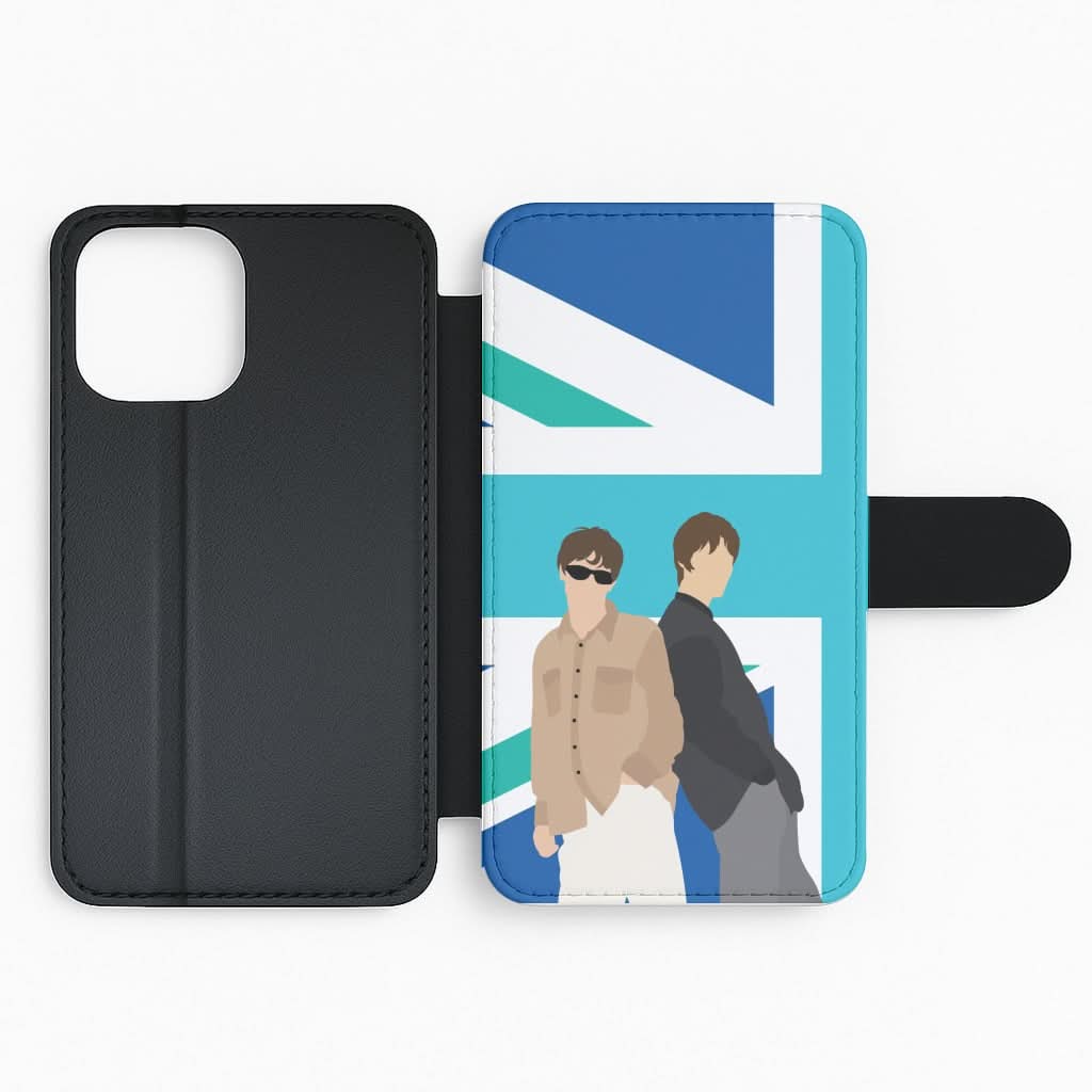 British Flag Band Members Flip Phone Case