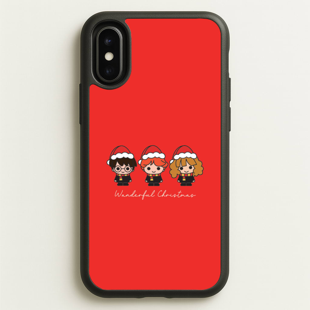 Wizards With Christmas Hats iPhone X / XS Case