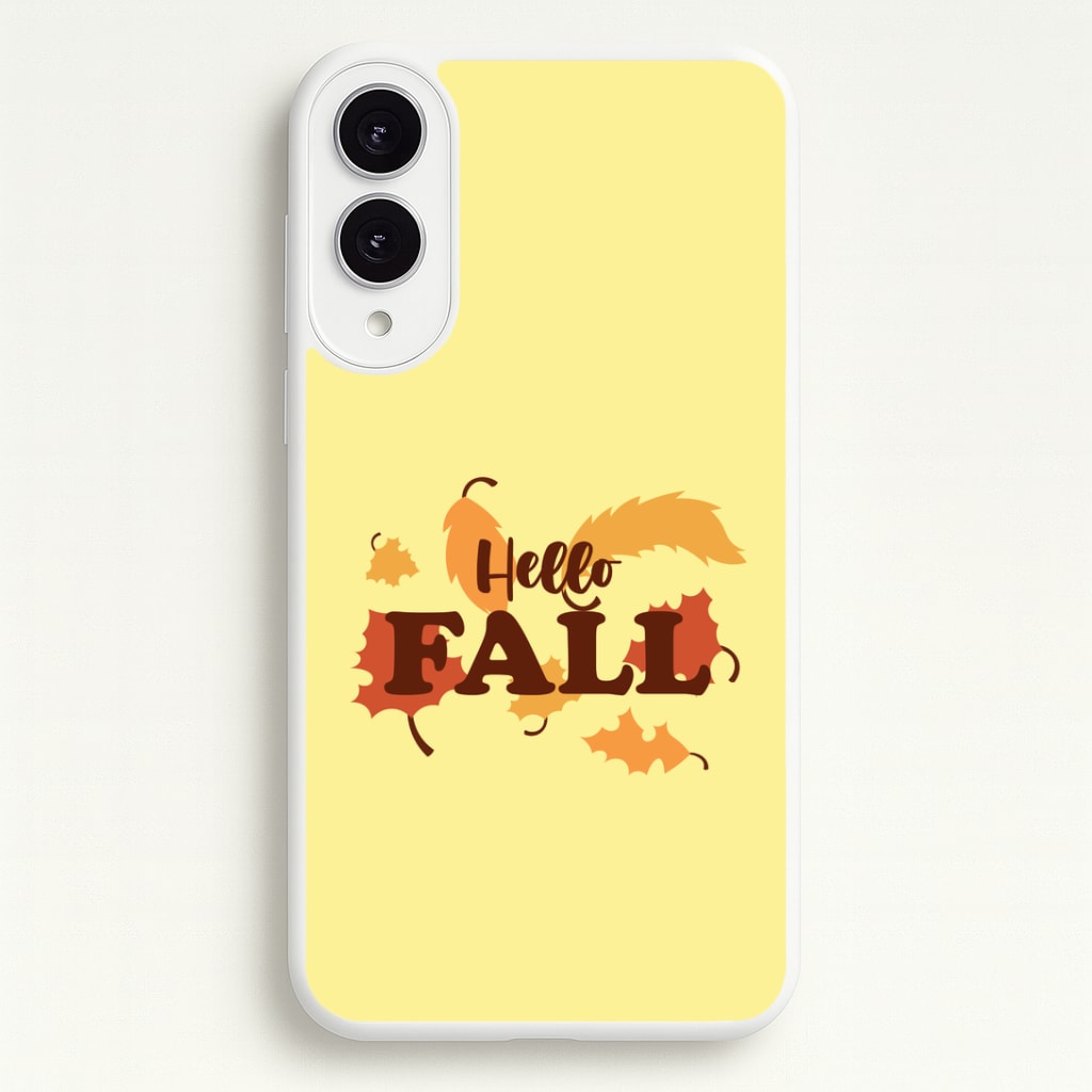 Hello Fall Galaxy S25 Edge Case