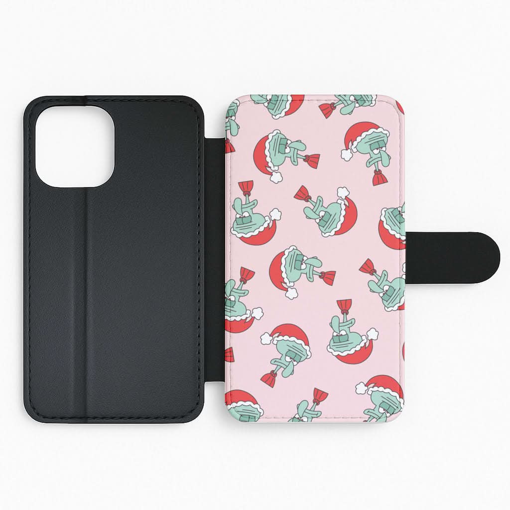 Oh Joy Cartoon Squid Pattern Flip Phone Case