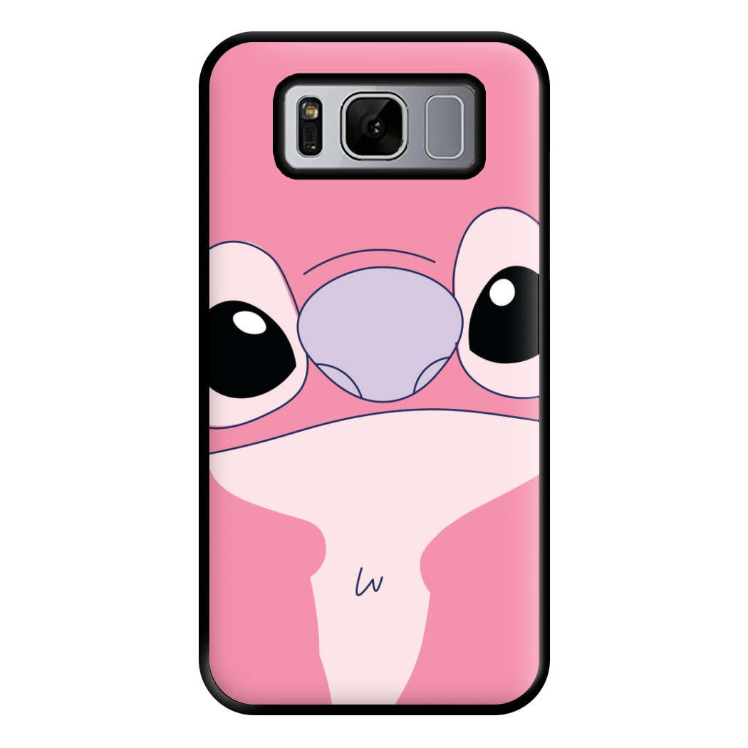 Cute Pink Alien Face Galaxy S8 Plus Case