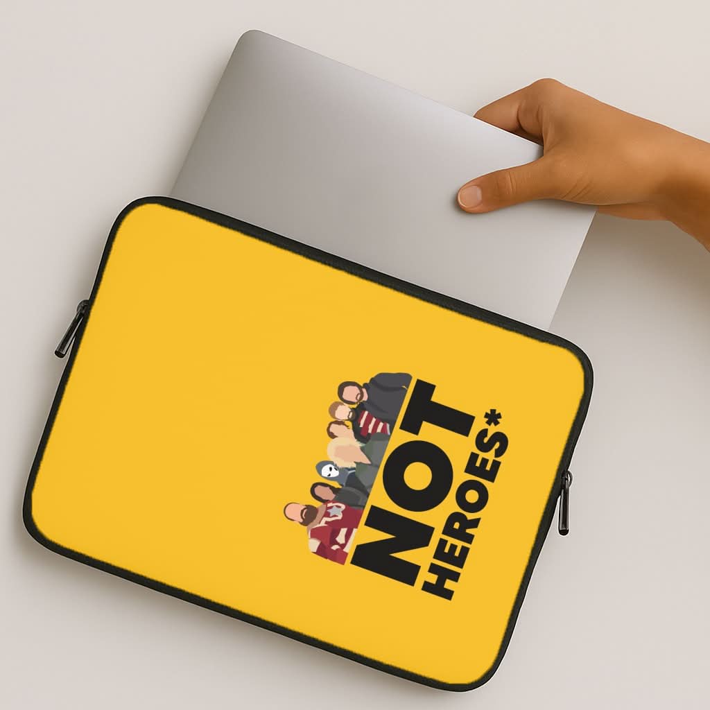 Not Heroes MacBook Cover