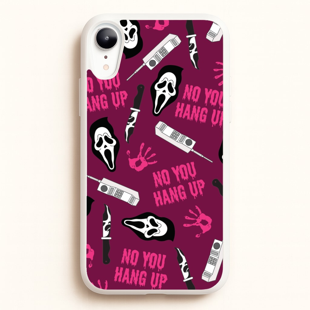 Scary Movie Props Patterm iPhone XR Case
