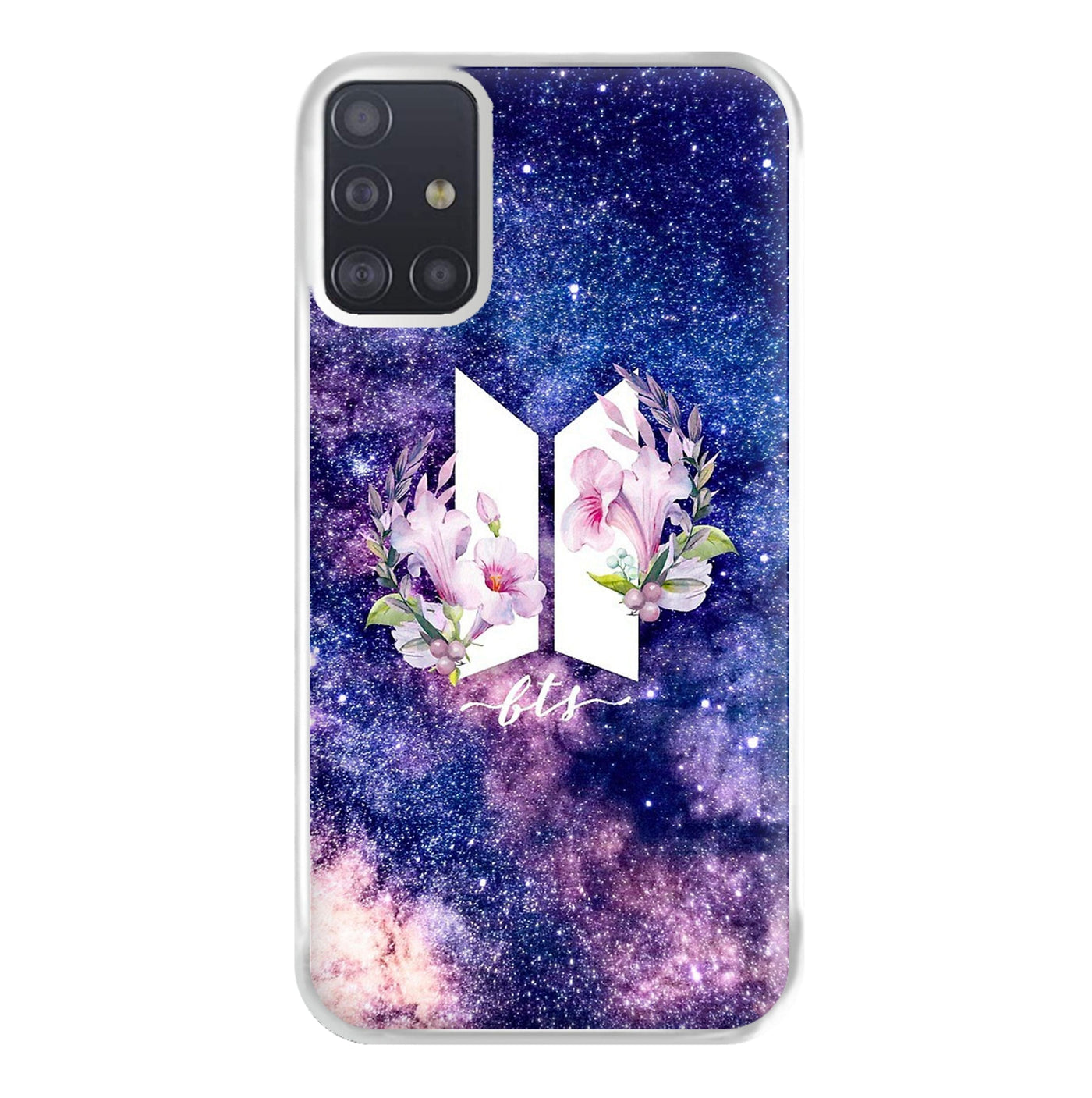 Galaxy Floral BTS Logo Phone Case