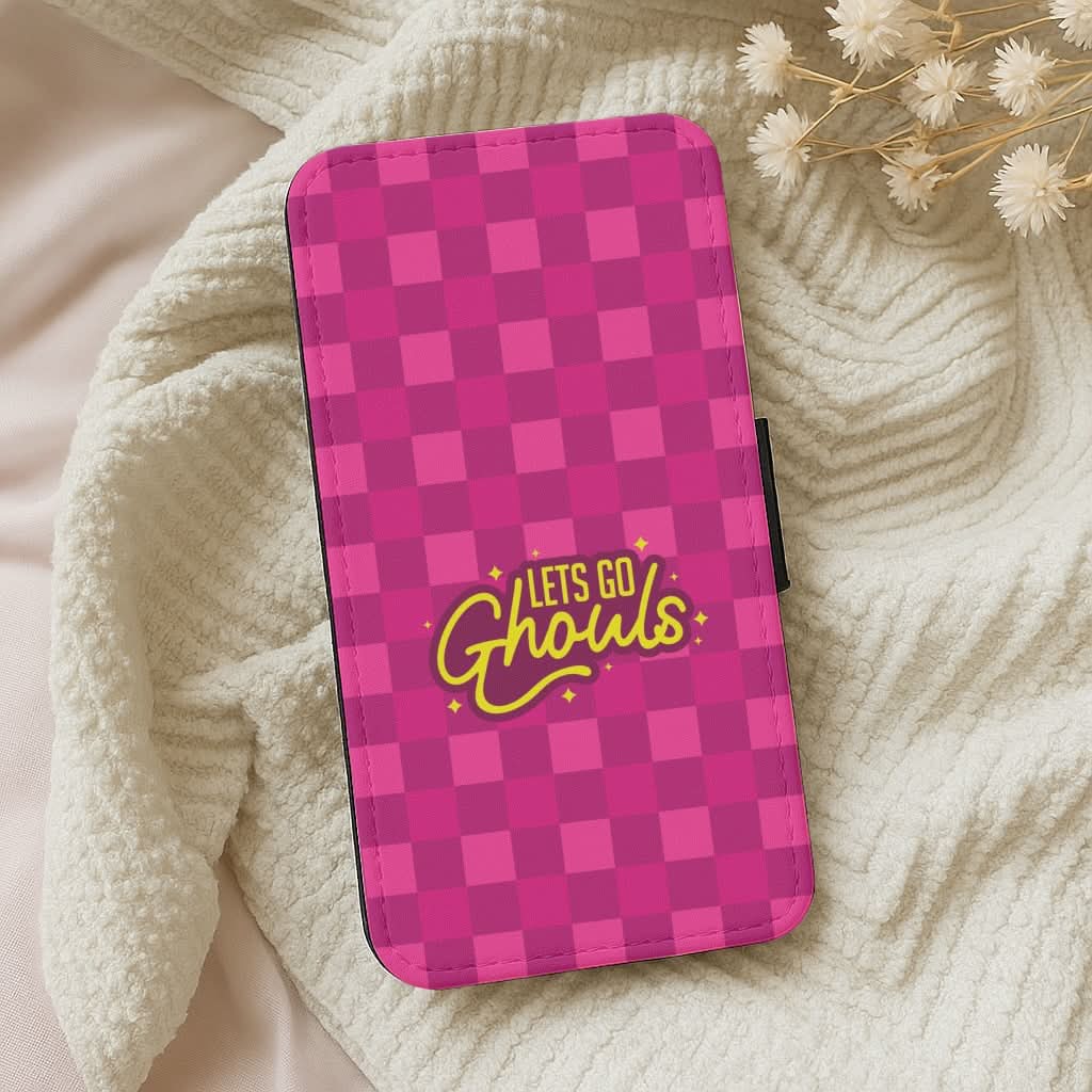 Let's Go Ghouls Leather Phone Case
