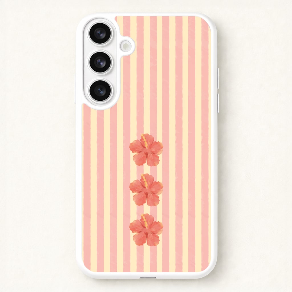 Hibiscus Rays Galaxy S26 Plus Case