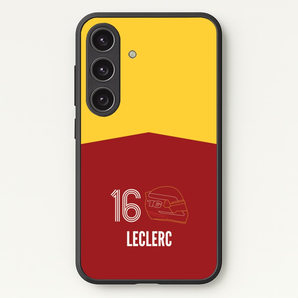 Leclerc Helmet 2026 Galaxy S25 Plus Case