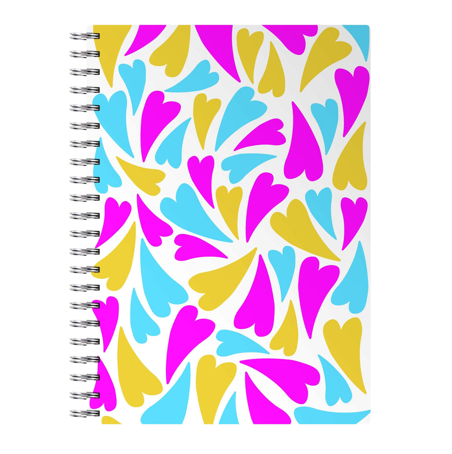 Pansexual Hearts - Pride Notebook