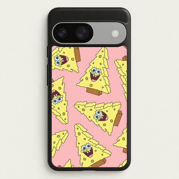 Christmas Tree Cartoon Sponge Pattern Google Pixel 9 / 9 Pro Case