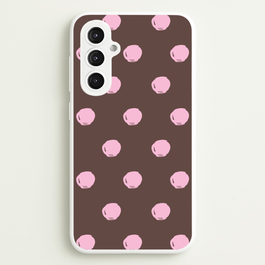 Chocolate & Strawberry Buttons Galaxy S23FE Case