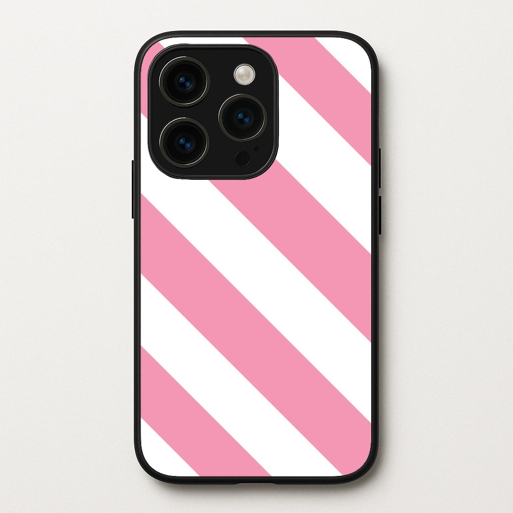 Candy Cane Stripes iPhone 15 Pro Case