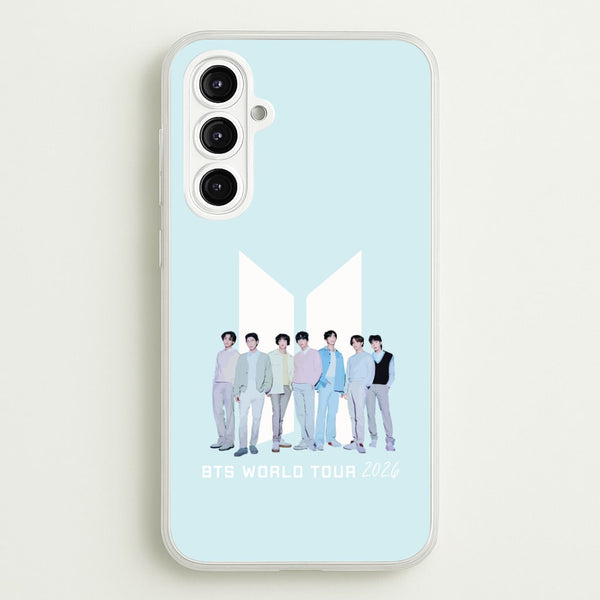 K-Pop Band Tour Pastel Blue Galaxy A16 Case
