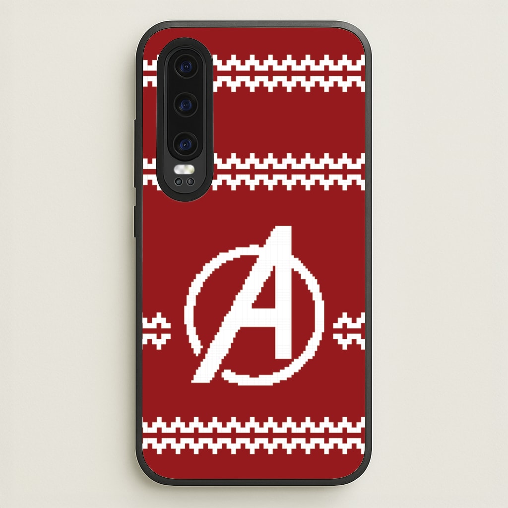 Superhero Team Red Christmas Jumper  Huawei P30 Case