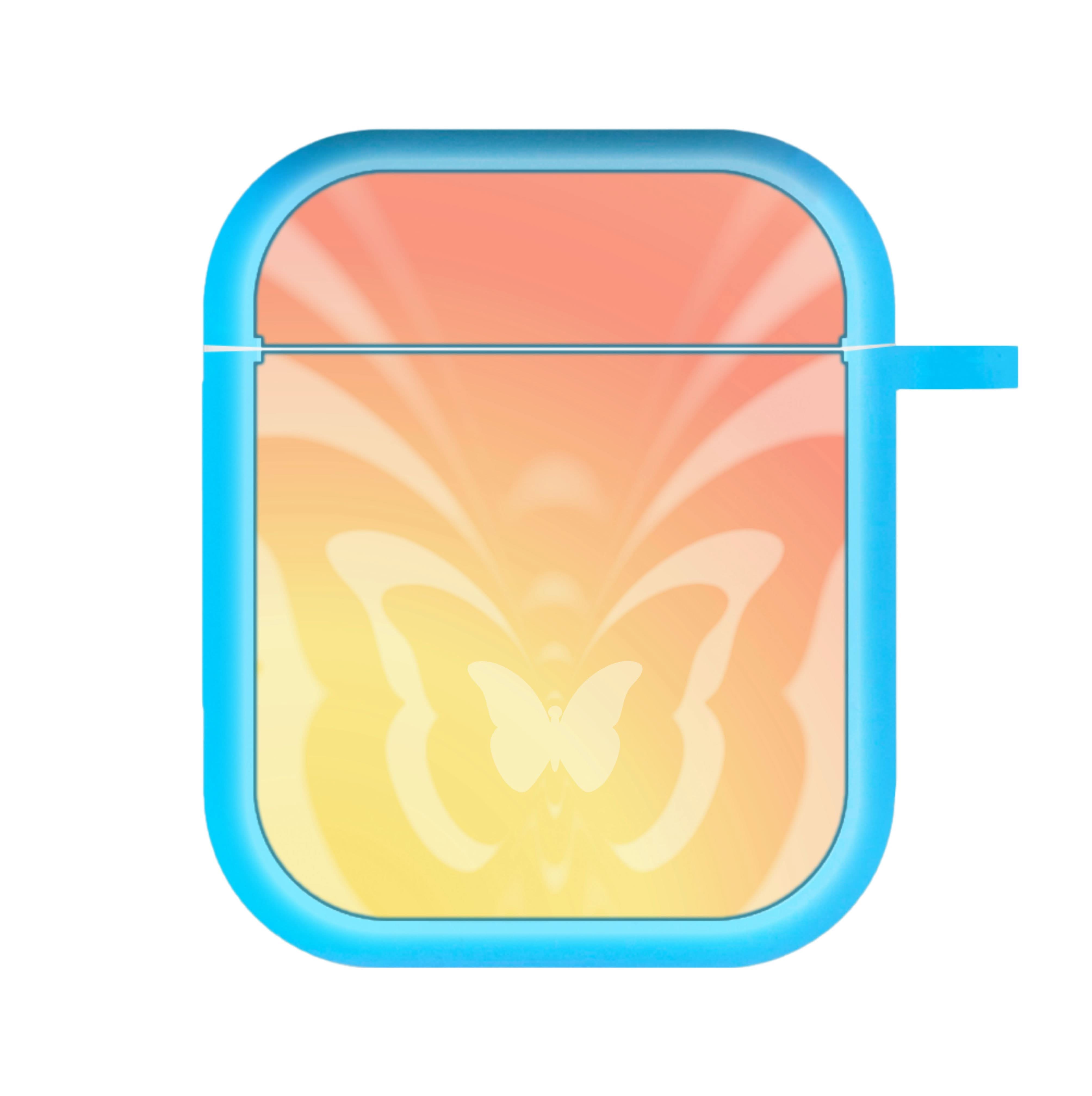 Butterfly Gradient Yellow AirPods Case