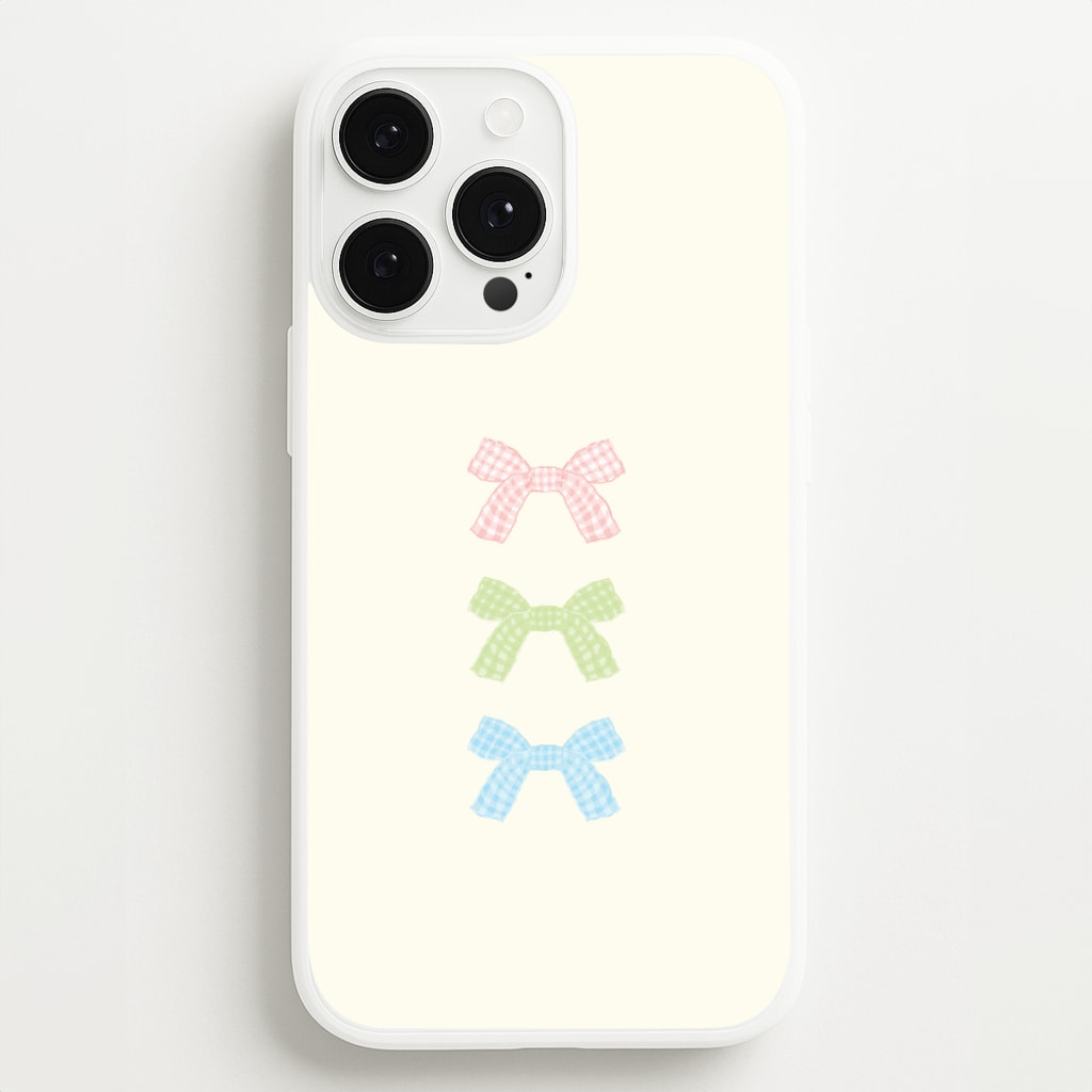 Gingham Tiered Ties iPhone 13 Pro Max Case