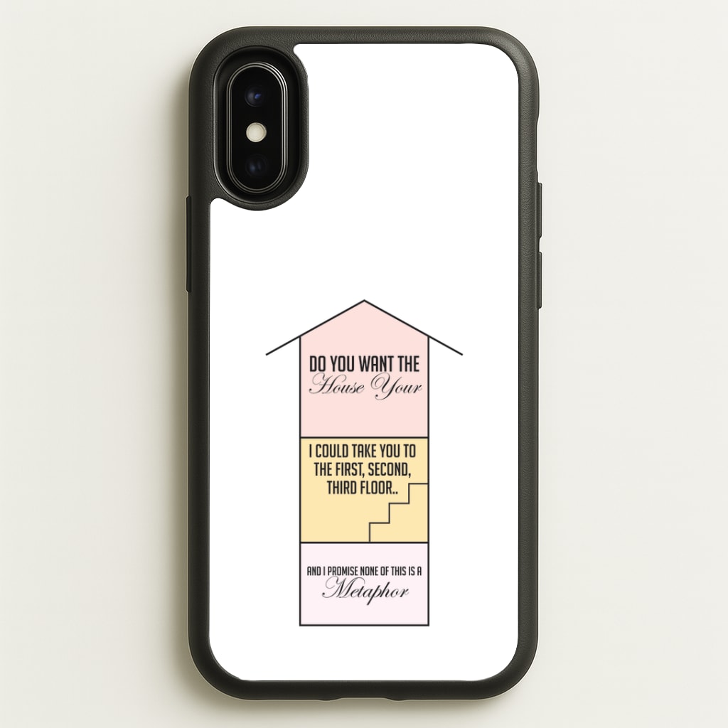 Do You Want The Tour Lyrics iPhone X / XS Case