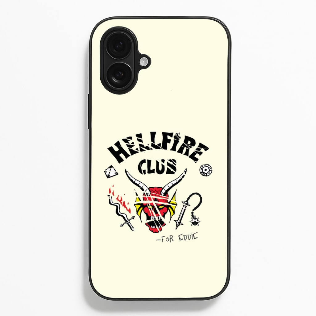Torn Hellfire Club iPhone 16 Plus Case