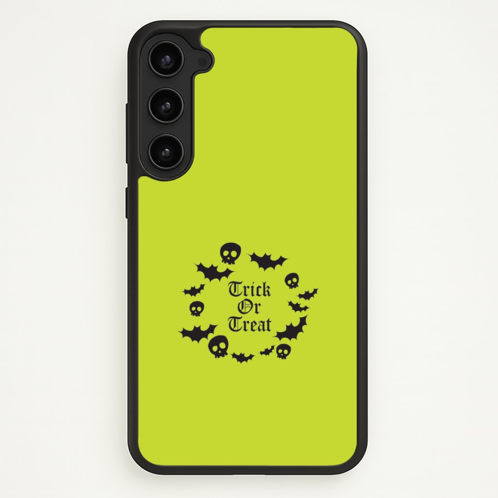 Trick Or Treat Wreath Galaxy S23 Plus Case