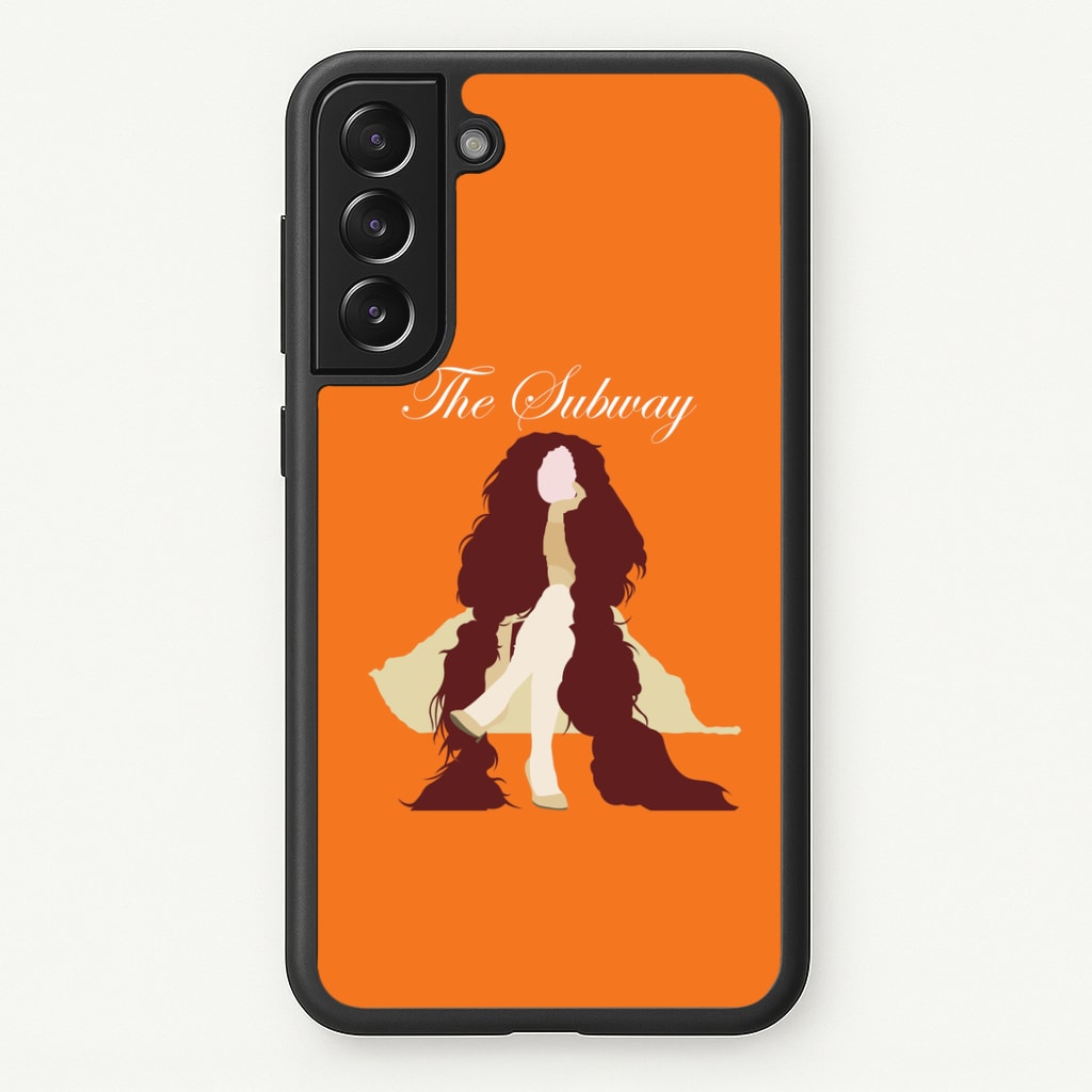 Subway Orange Galaxy S22 Case