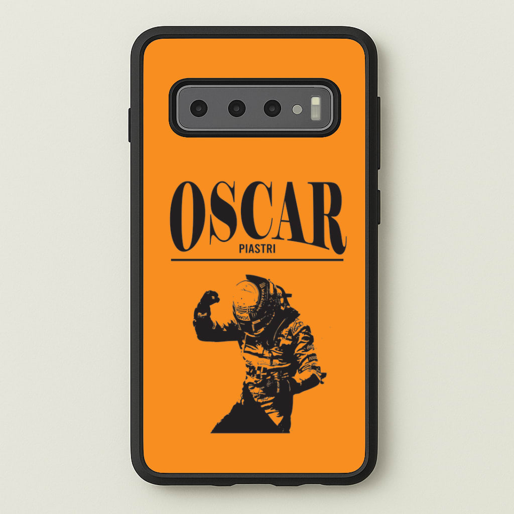 Oscar Orange And Black Galaxy S10 Plus Case