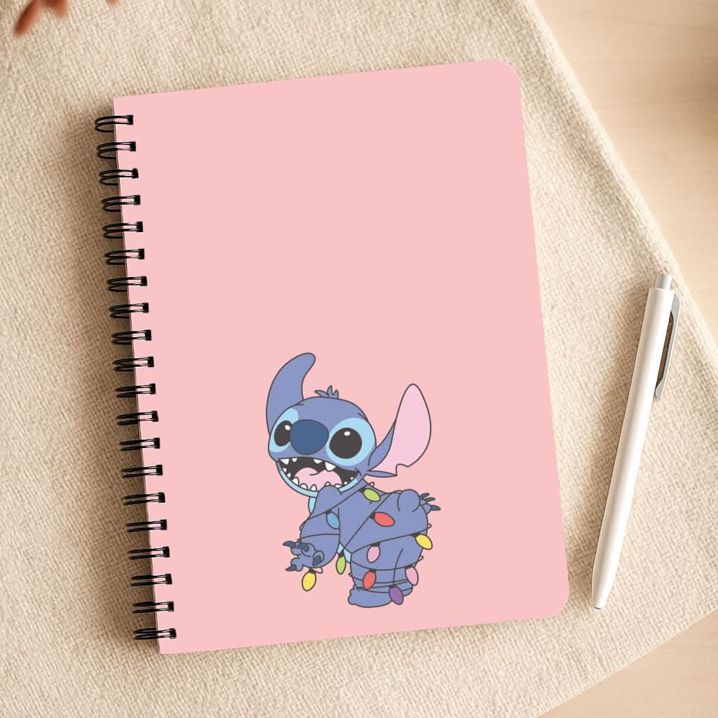 Cute Blue Alien Fairylights Notepad