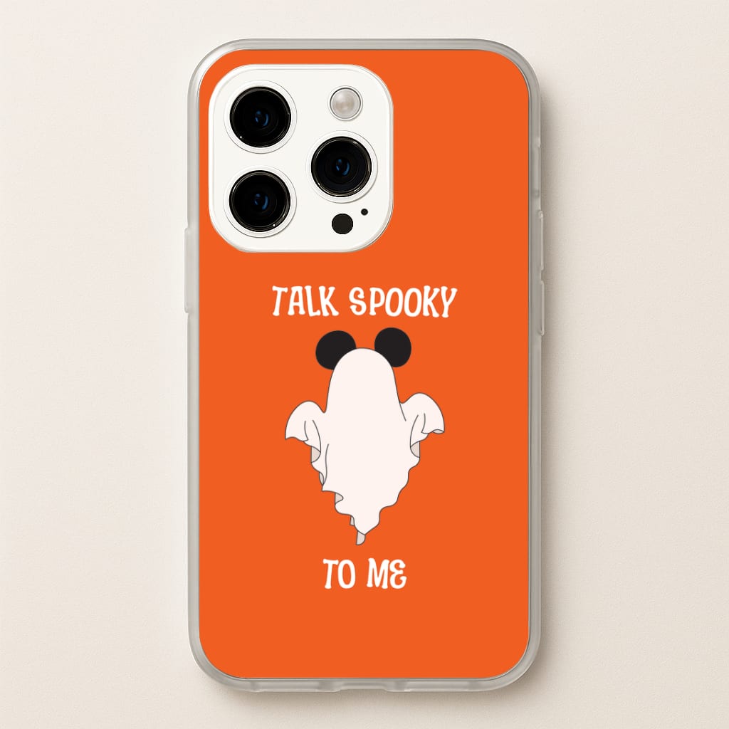 Talk Spooky To Me Mouse Ghost iPhone 14 Pro Max Case