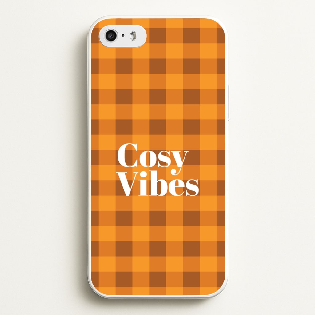 Checkered Cosy Vibes iPhone 5 / 5s / SE 2016 Case