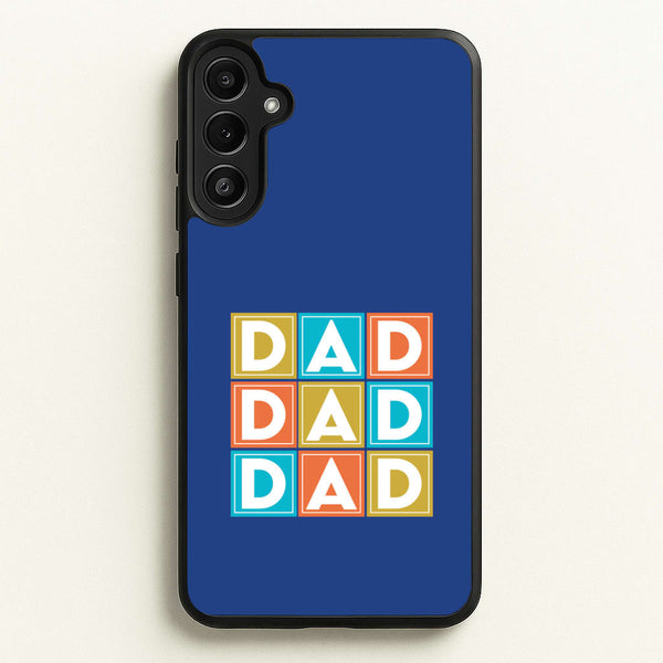 Dad Cubes Galaxy A34 Case