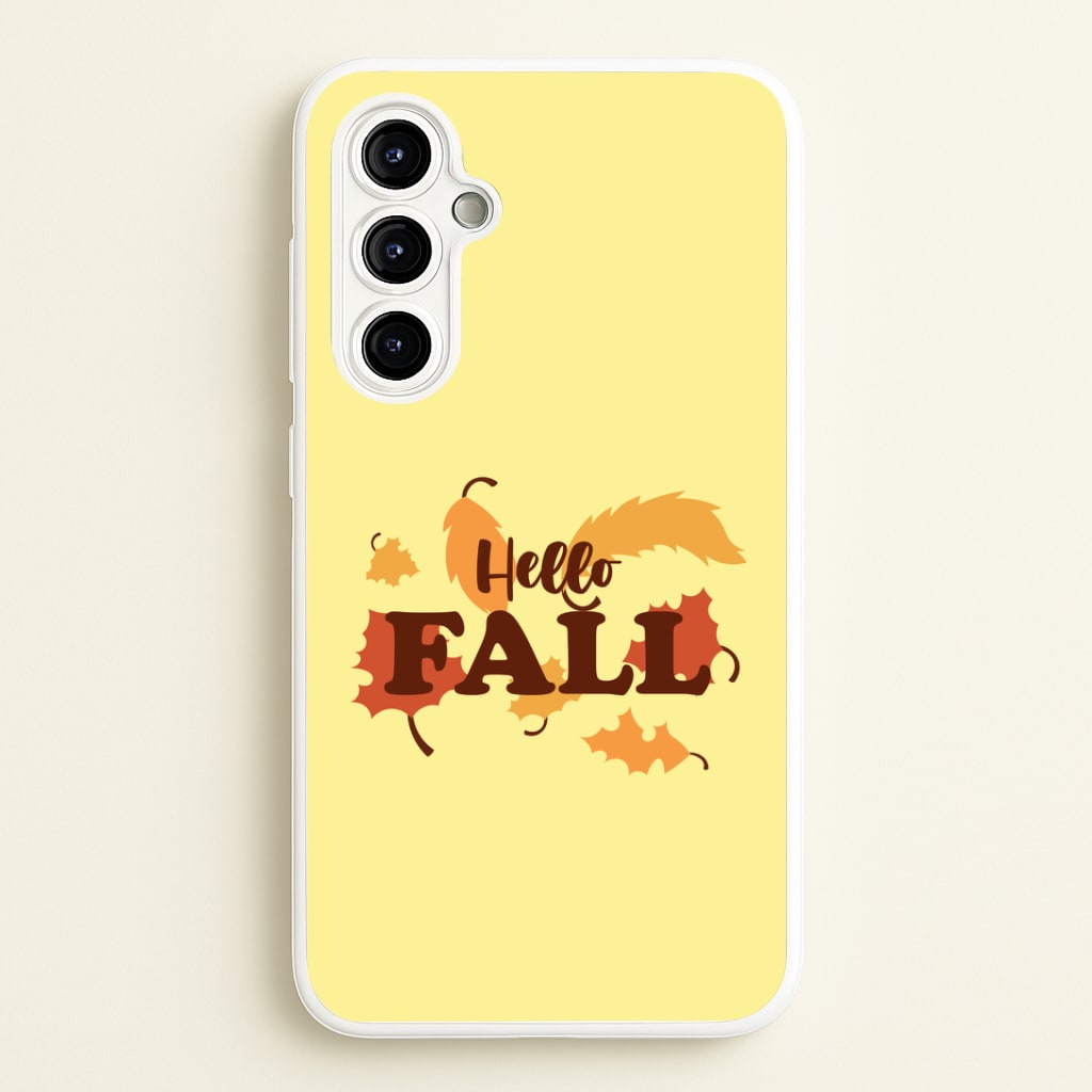 Hello Fall Galaxy A54 Case