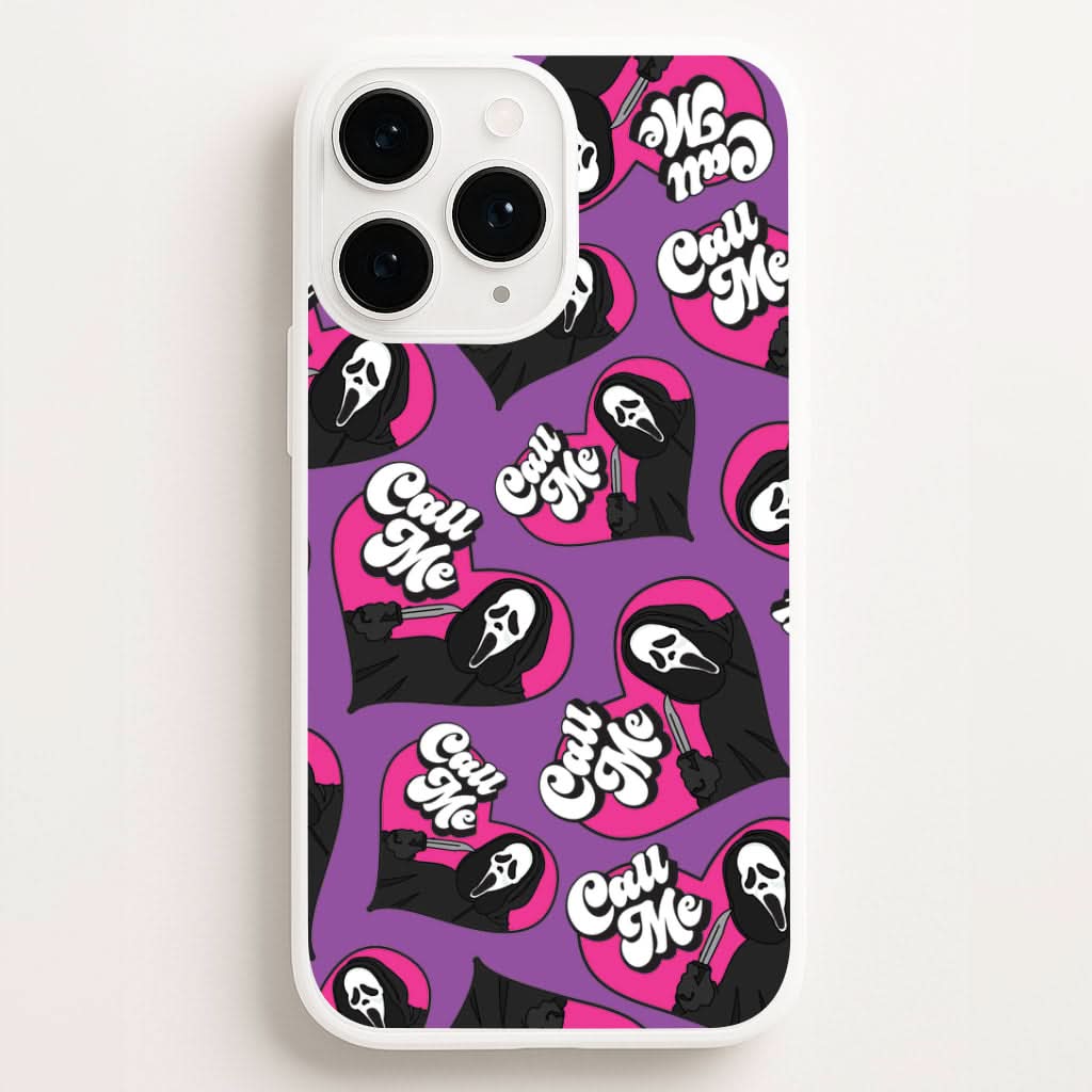Call Me Heart Pattern Phone Case for Apple iPhone, Samsung Galaxy, Huawei and Google Pixel