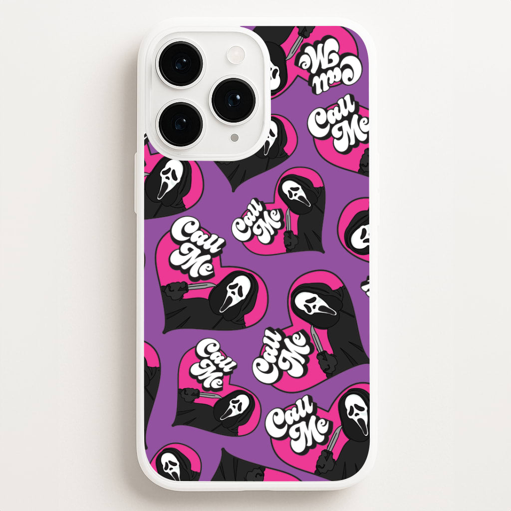 Call Me Heart Pattern iPhone 12 Pro Max Case