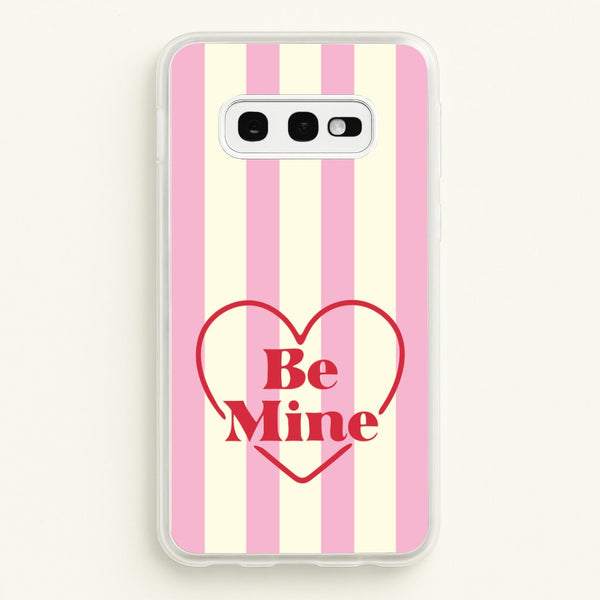 Be Mine Stripey Galaxy S10e Case